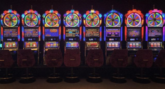 When you end up shooting in Vegas #cinematographer #traveljob #gambling #slotmachines